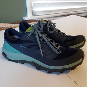 Salomon Ortholite Contragrip Gor-Tex Low Top Hiking Shoes. Men's Size 10. EUC